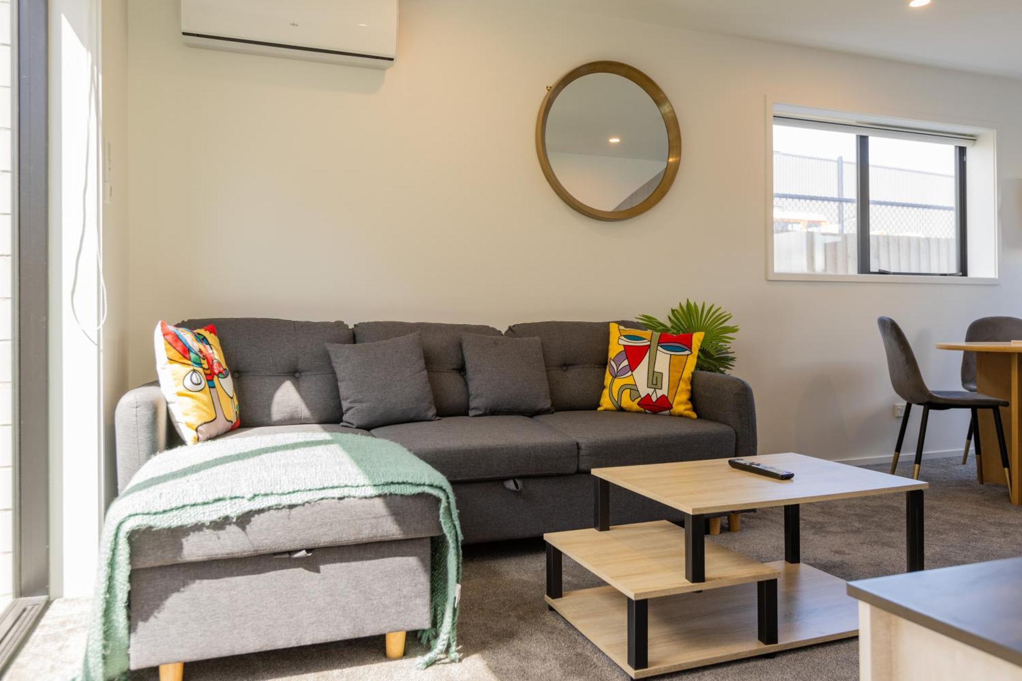 Luxury 2 Bedroom Townhouse By Hagley Park In Cbd Christchurch Exterior foto